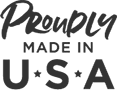 Proudly Made in the USA Proudly Made in The USA Stylized Text Icon