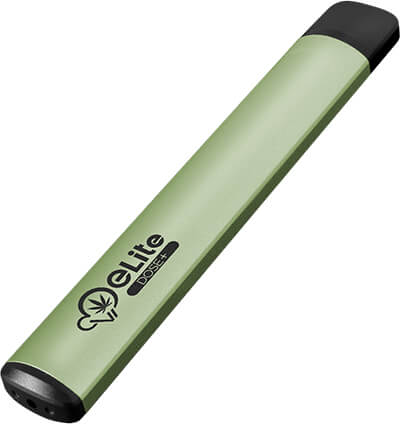 CBD Percentages eLite Dose Plus Device in Freefall
