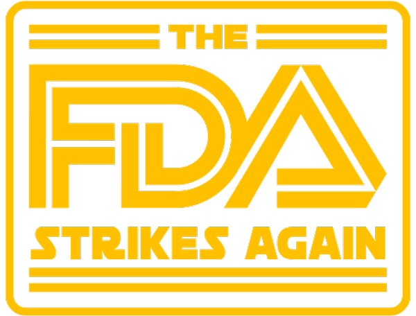 FDA Strikes Again - Stamped Emblem