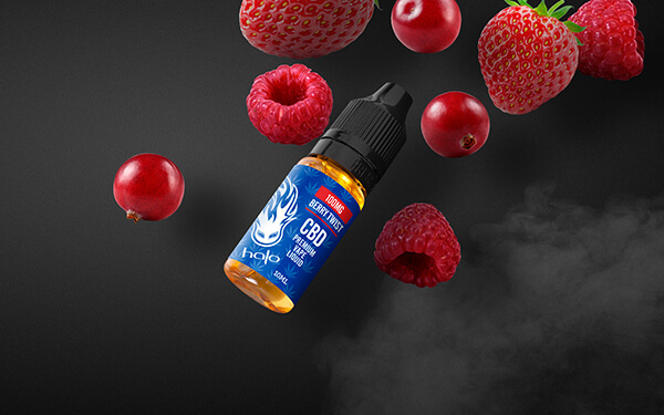 Halo Berry Twist CBD Vape Juice 30ml Bottle