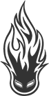 Halo Flame Logo Icon