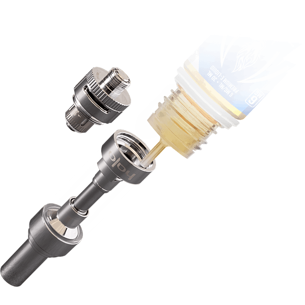Easy To Fill Tip of Vape Juice Bottle Filling Triton II Tank