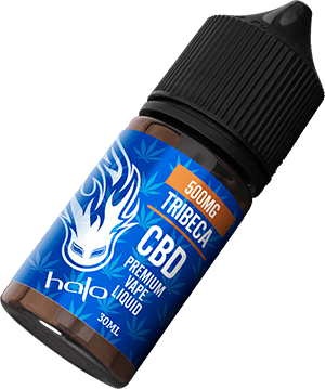 CBD Strength Halo Tribeca CBD Vape Juice Bottle in Freefall