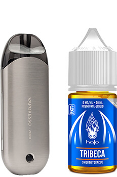 Halo Zero Vape System Halo Zero Device with 30ml Bottle Vape Juice